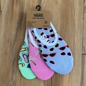 Vans 3 pack no show socks